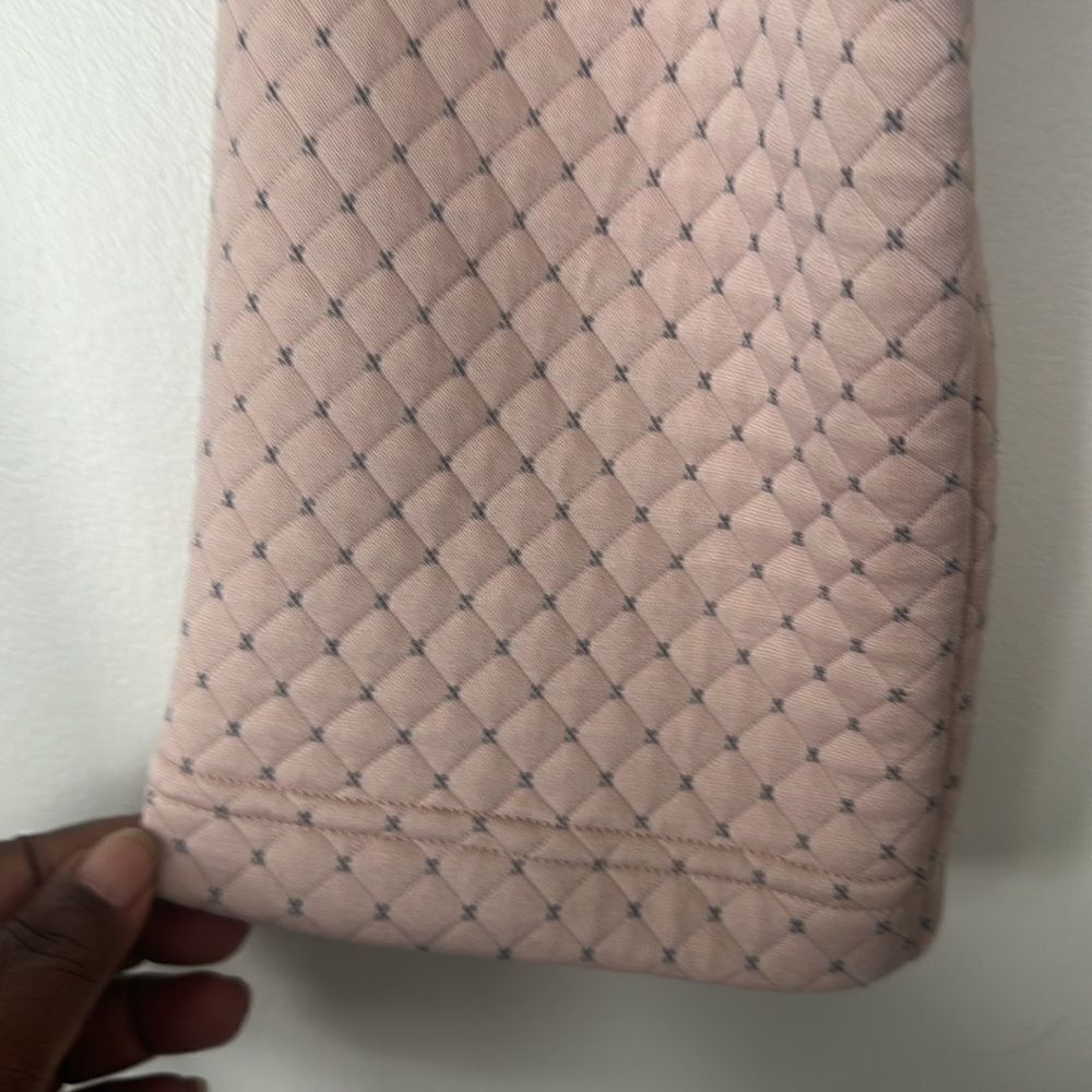 Diamond Tea Rose Quilted Pattern Long Robe M - Picture 5 of 8